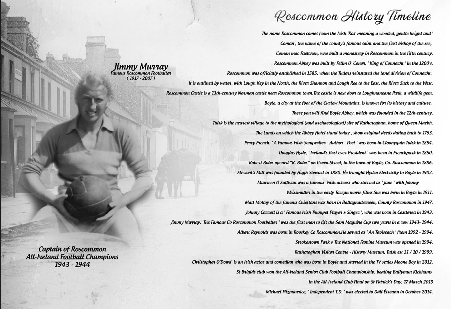 Roscommon 2025 Calendar
